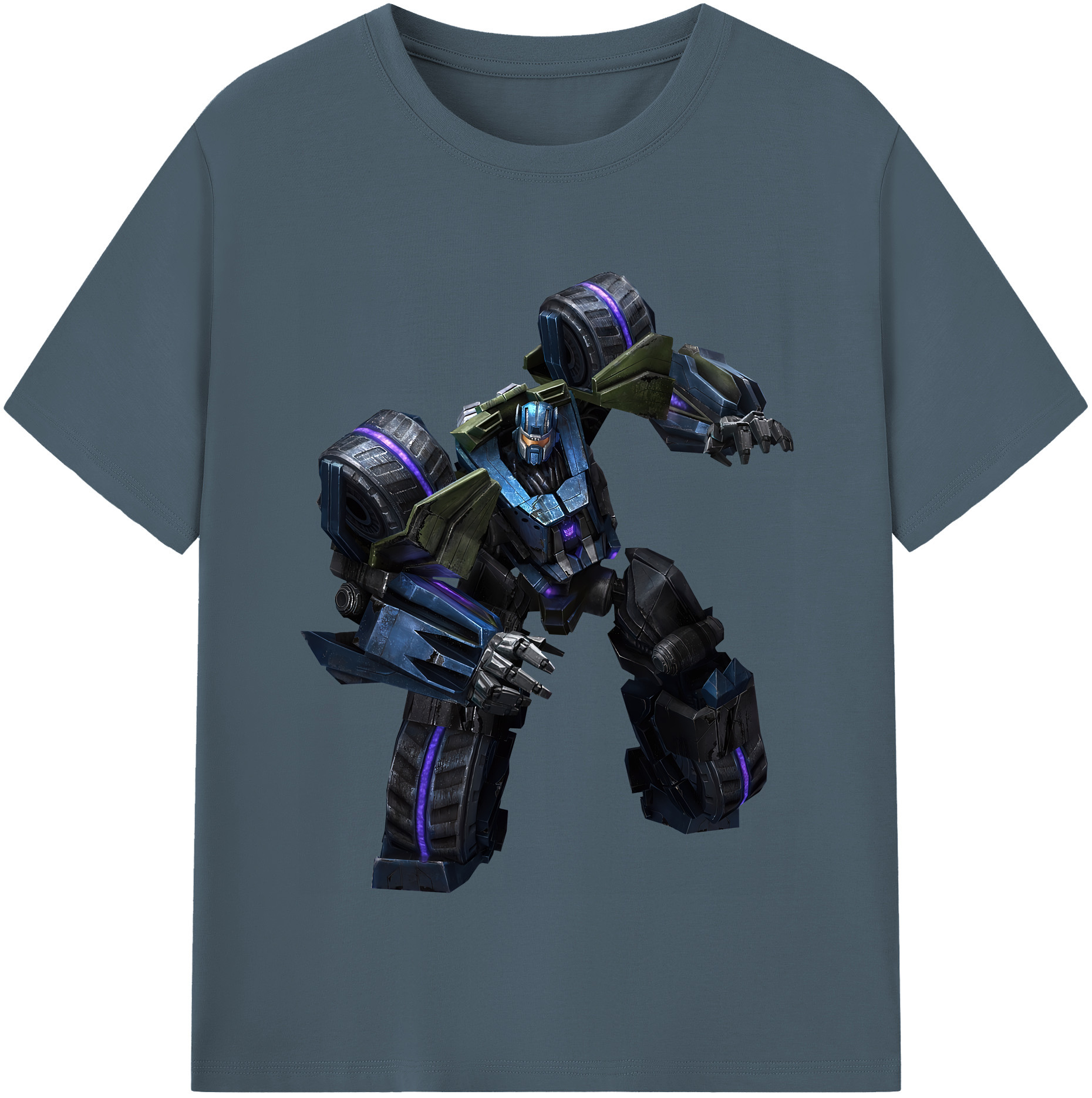 （画像用） Transformers トランスフォーマー 綿100％半袖Tシャツ（フロントプリント）